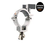 Global Truss 812EASY-OD Pro Half Coupler Silver, Outdoor Rated (GL3008-OD)