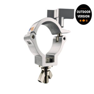 Global Truss 812EASY-OD Pro Half Coupler Silver, Outdoor Rated (GL3008-OD)