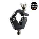 Global Truss 8122-B-OD Outdoor Heavy Duty Narrow Half Coupler Black 750kg (GL3038B-OD)