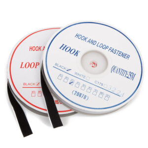 Le Mark Self-Adhesive Loop Tape 25mm x 25m - Black