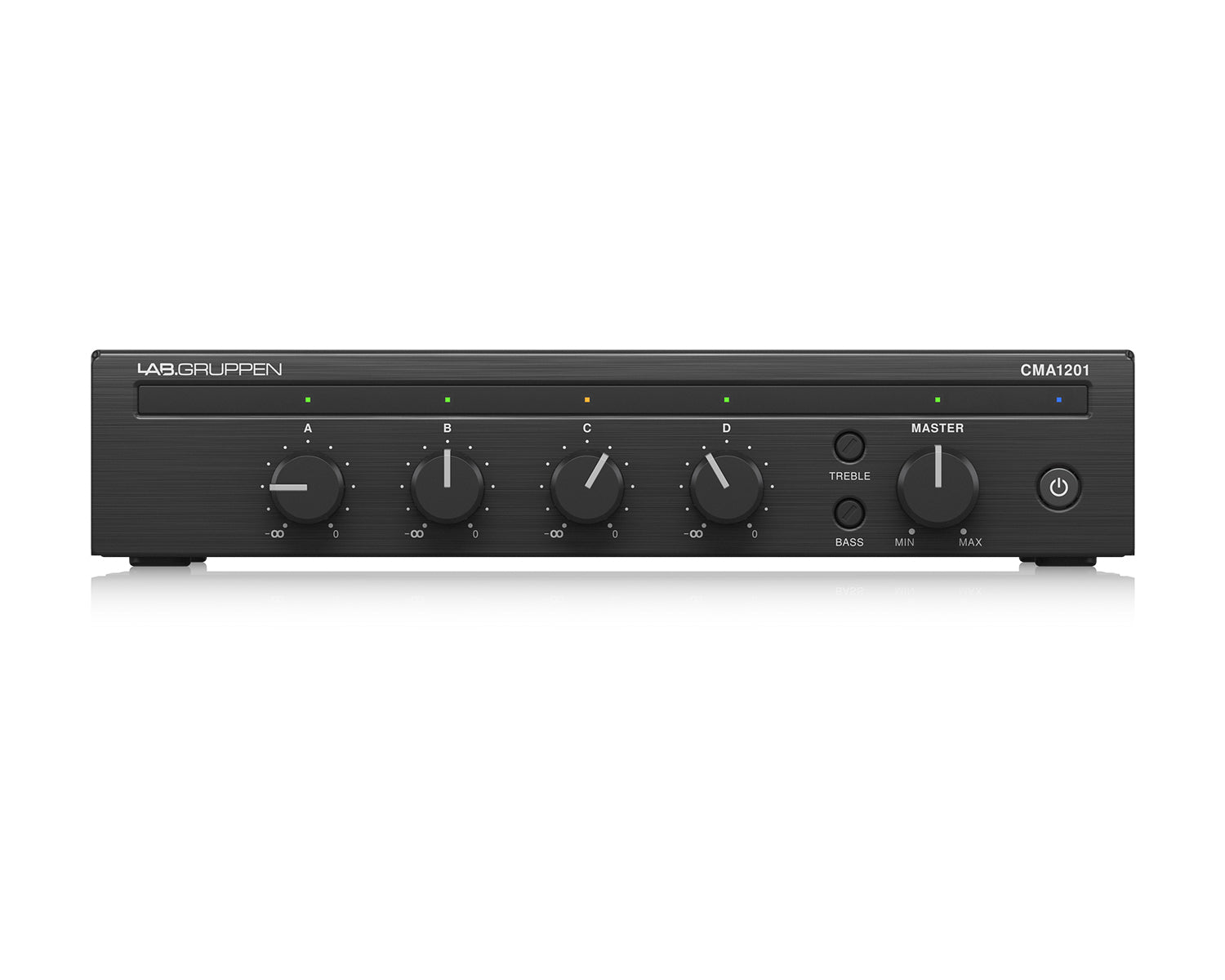 Lab Gruppen CMA1201 Commercial Mixer Amplifier 120W 100V Half Rack Lab Gruppen CMA1201 Commercial Mixer Amplifier 120W 100V Half-Rack (000-D9304-00010)