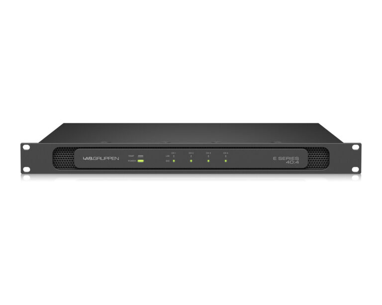 Lab Gruppen E 40:4 Energy Efficient Class-D Amplifier 4×1000W 19″ 1U
