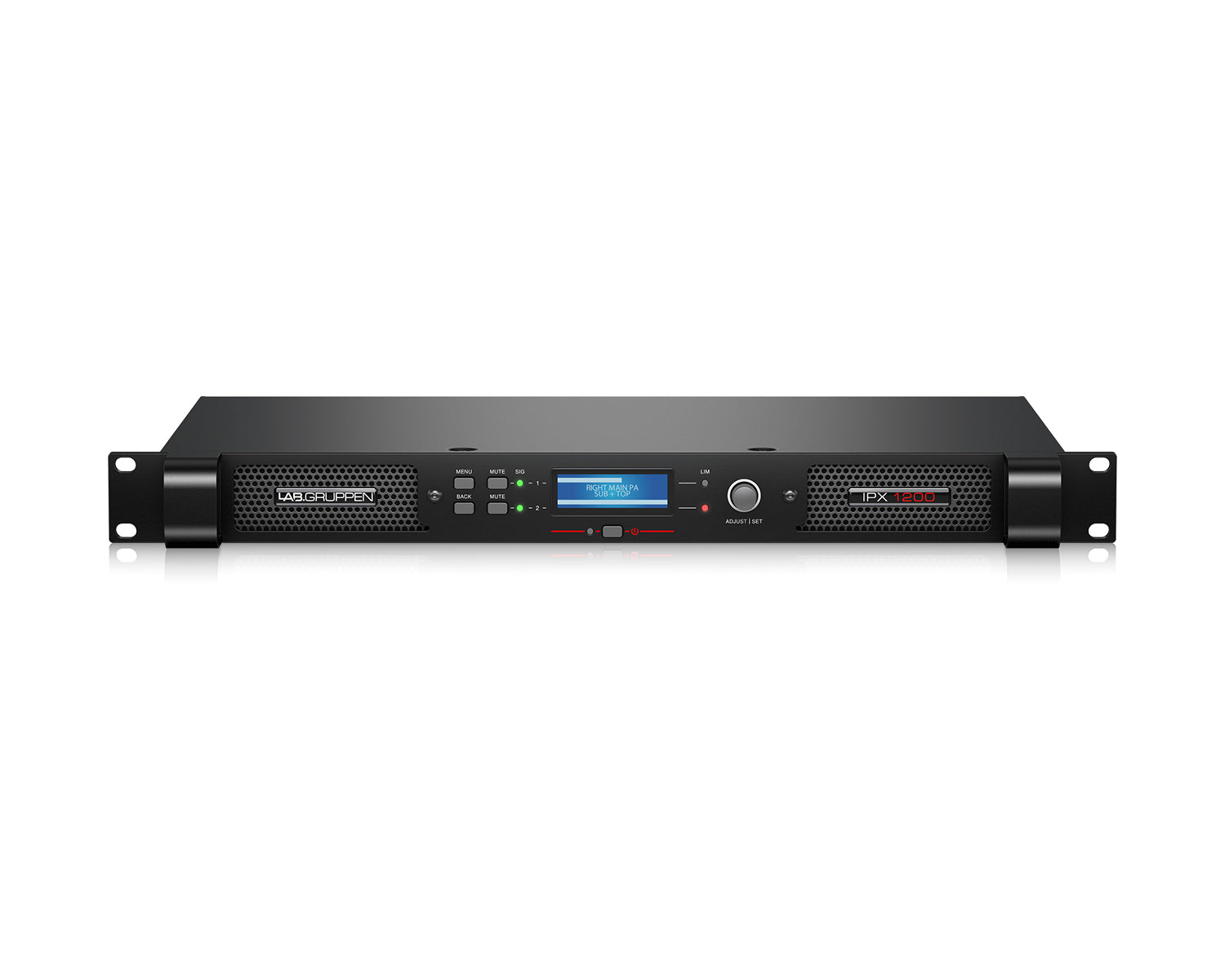 Lab Gruppen IPX 1200 2-Channel Compact Power Amplifier with DSP 2x600W Lab Gruppen IPX 1200 2-Channel Compact Power Amplifier with DSP 2×600W (000-D9E04-00010)