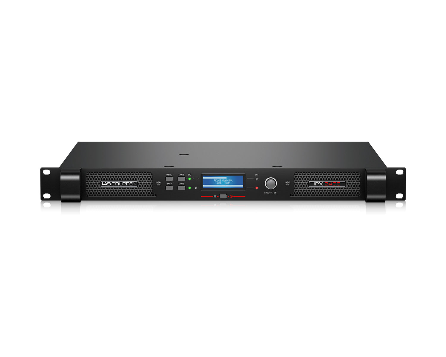 Lab Gruppen IPX 2400 2-Channel Compact Power Amplifier with DSP 2x1200W Lab Gruppen IPX 2400 2-Channel Power Amplifier with DSP 2×1200W (000-D9F04-00010)
