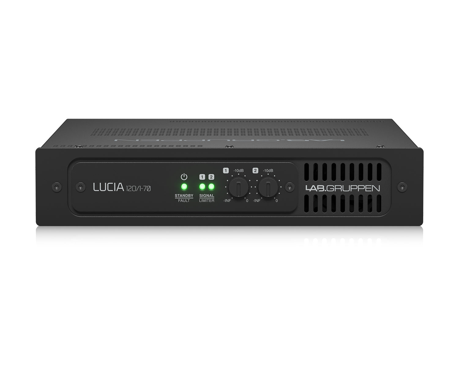 Lab Gruppen LUCIA 120/1-70 1-Channel Compact Amplifier 1x120W +DSP Lab Gruppen LUCIA 120/1-70 Compact 70V Install Amplifier 120W DSP (000-DFI04-00010)