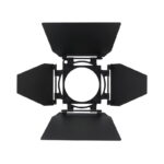 LDR Soffio 4-Leaf Barn Door, Black