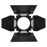 LDR Aria 4-Leaf Barn Door, Black