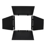 LDR Rima 4-Leaf Barn Door, Black