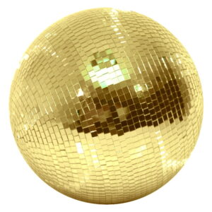 Equinox 75cm (30″) Gold Mirror Ball