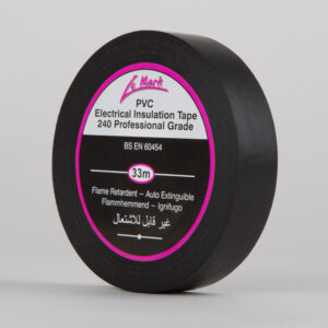 Le Mark PVC Electrical Insulation Tape 19mm x 33m - Black (LEMPVC19BK)