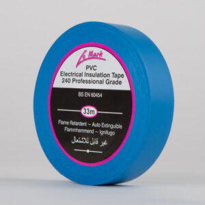Le Mark PVC Electrical Insulation Tape 19mm x 33m - Blue (LEMPVC19B)