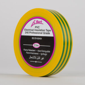 Le Mark PVC Electrical Insulation Tape 19mm x 33m - Earth (LEMPVC19E)