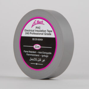 Le Mark PVC Electrical Insulation Tape 19mm x 33m - Grey (LEMPVC19GY)