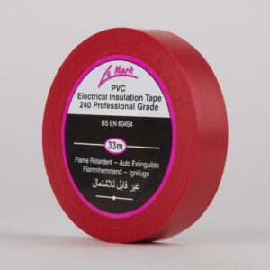 Le Mark PVC Electrical Insulation Tape 19mm x 33m - Red (LEMPVC19R)