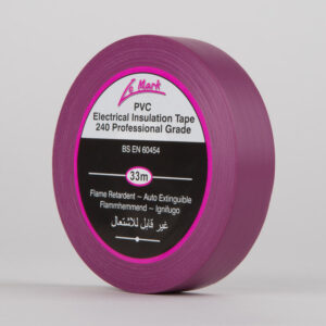 Le Mark PVC Electrical Insulation Tape 19mm x 33m - Violet (LEMPVC19V)