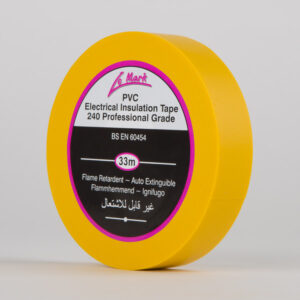Le Mark PVC Electrical Insulation Tape 19mm x 33m - Black (LEMPVC19BK)