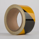 Le Mark Reflective Hazard Tape 50mm x 5m - Black/Yellow