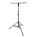 Equinox Black 3 Section Lighting Stand