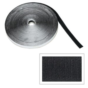 Elumen8 Hook Tape 25m × 20mm Black (TAPE065)