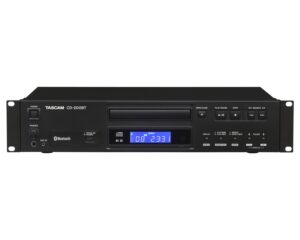 Tascam CD-200BT Professional CD Player 2U – Bluetooth Receiver & Multi-Device Pairing
