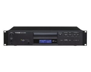 Tascam CD-200 Professional CD Player 2U – MP3/WAV Playback, Pitch Control & S/PDIF Out