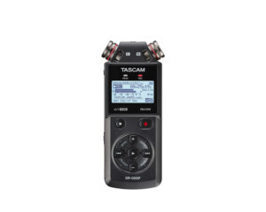 Tascam DR-05XP 32-Bit Float Handheld Stereo Recorder – USB-C 2-in/2-out Interface