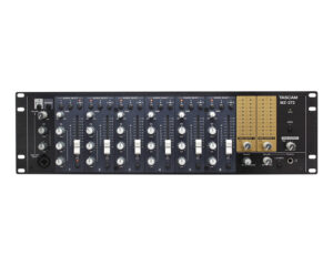 Tascam MZ-372 Install Mixer 3U-6 Mic/Line Channels, 2 Stereo Outputs & Talkover
