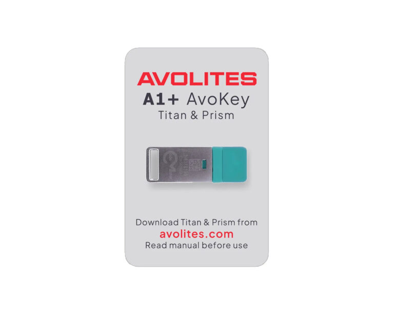 Avolites A1+ AvoKey Titan 1024 Ch / 1 Prism Output USB-C Plug-In Key