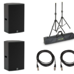 Martin Audio Blackline XP15 Pair with Gravity stands