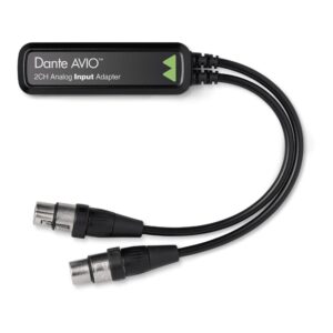 Audinate Dante AVIO 2-channel analogue input adapter ADP-DAI-AU-2X0
