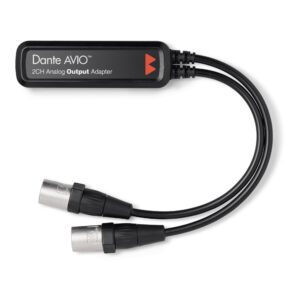 Audinate Dante AVIO 2-channel analogue output adapter ADP-DAO-AU-0X2