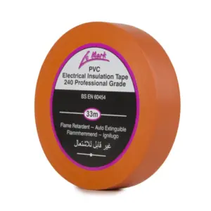 Le Mark PVC Electrical Insulation Tape 19mm x 33m - Orange