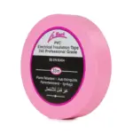 Le Mark PVC Electrical Insulation Tape 19mm x 33m – Pink (LEMPVC19PK)