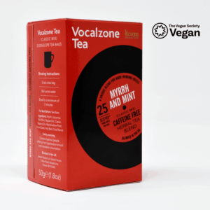 Vocalzone Tea Myrrh & Mint, 25 Caffeine-Free Tea Bags