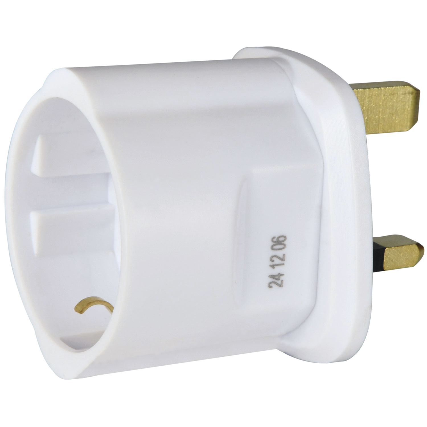 Mercury European Schuko to UK Travel Adaptor, Fused 13A Mercury European Schuko to UK Travel Adaptor, Fused 13A