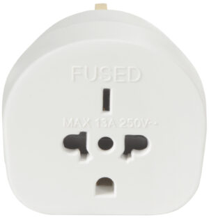 Mercury World to UK Travel Adaptor, Fused 13A