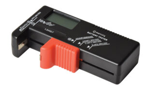 Mercury Universal Digital Battery Tester, AA AAA C D 9V and Button Cells
