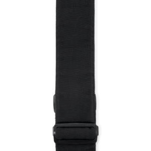 D'Addario 74T000 Bass Guitar Strap w/ Internal Pad, Black, 3 inches wide