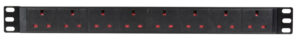 Adastra 1U-PDU-8UK 19" 1U Rack PDU, 8 x UK Sockets, 1.8m Lead