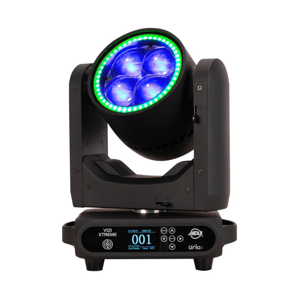 ADJ Vizi Xtreme ADJ Vizi Xtreme Compact LED Moving Head, 4 x 60W RGBL, 3-45° Zoom - Image 1