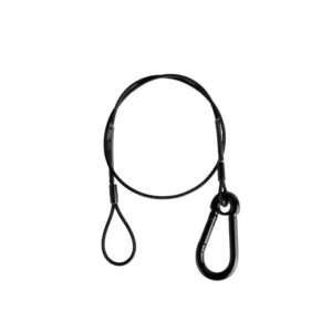 Elumen8 10kg Safety Bond 750mm, 3mm Black Wire, 8 x 80mm Carbine