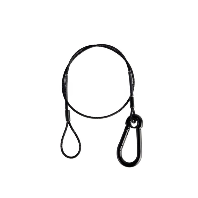 Elumen8 10kg Safety Bond 750mm, 3mm Black Wire, 8 x 80mm Carbine