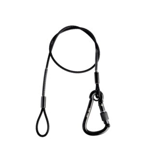 Elumen8 35kg Safety Bond 750mm, 4mm Wire, 9kN Asymmetric Carbine