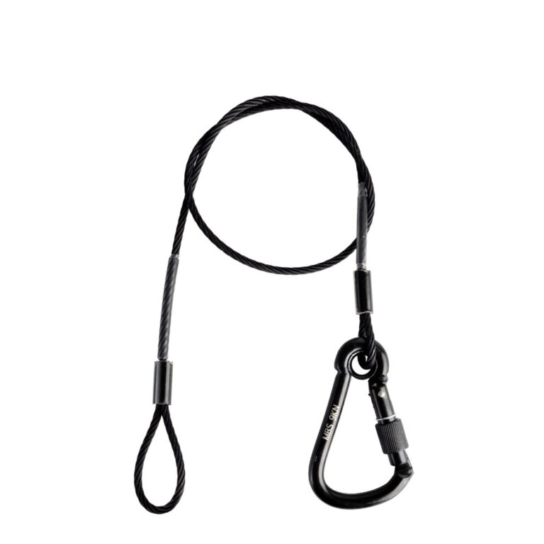 Elumen8 35kg Safety Bond 750mm, 4mm Wire, 9kN Asymmetric Carbine