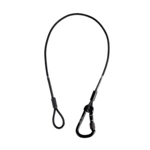 Elumen8 50kg Safety Bond 750mm, 5mm Wire, 9kN Asymmetric Carbine