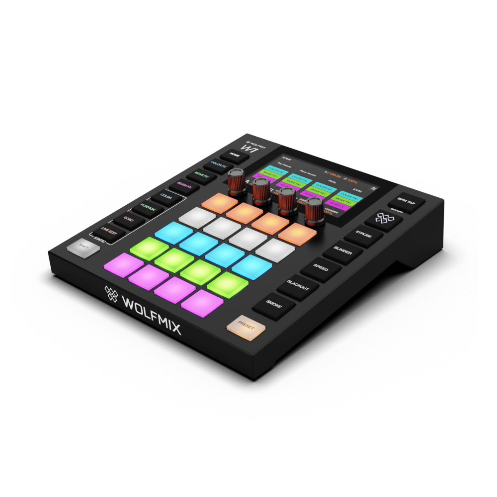 WOLFMIX W1 MK3 DMX Lighting Controller Wolfmix W1 MK3 Standalone DMX Lighting Controller, 4 Universes - Image 1
