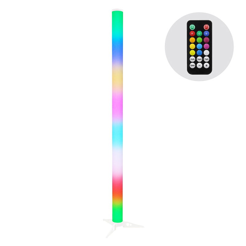 Equinox Pulse Tube Equinox Pulse Tube 1m RGB LED Tube with IR Remote, Mains Powered - Image 1