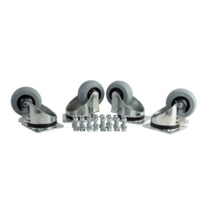Global Truss Pre Rig Blickle Castor Set, 4 Castors with Bolts