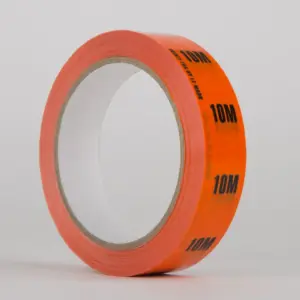 Le Mark Identi-Tak cable length ID tape printed 10M in orange