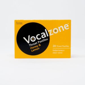 Vocalzone Throat Pastilles Honey & Lemon, Pack of 24